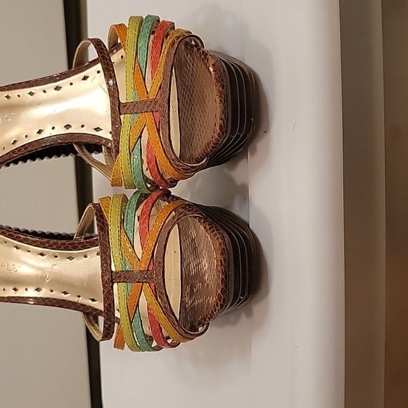 Bcbg Platform Multicolor Heels - Picture 4 of 10